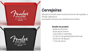 Cervejeira Fender (LIFESTYLE) Preta