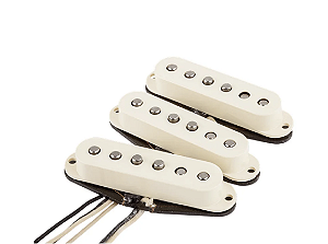 Captadores Fender Trio Stratocaster 57'/62' kit c/ 3 pickups cor: Creme