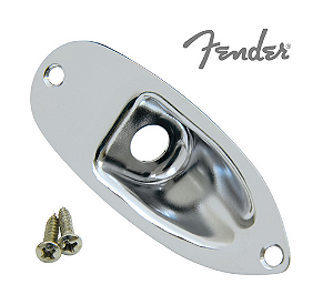 Jack Plate Fender Stratocaster Chrome