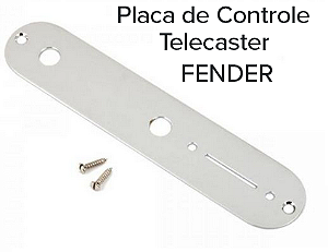 Placa de controle Fender Telecaster Cromada