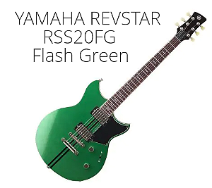 Guitarra YAMAHA RS S20FG cor: Flash Green - acompanha BAG original