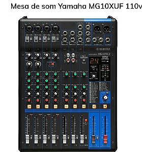 MG 10XUF c/ Faders Mesa analógica Yamaha