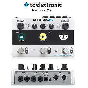 Pedaleira TC ELECTRONIC Plethora X3 p/ Guitarra