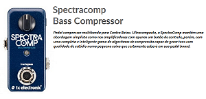 Pedal TC ELETRONIC Spectracomp Bass