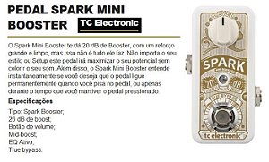 Pedal TC ELETRONIC Spark Mini Booster