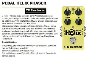 Pedal TC ELECTRONIC Helix Phaser
