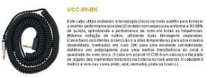 Cabo Instrumento Vox VCC-90 Espiral Disponível na cor: Preto