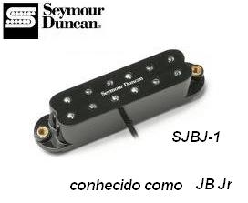 Captador SEYMOUR DUNCAN SJBJ-1b (Ponte) - Strat JB Jr. cor: Preto