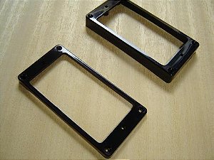 Mounting Ring  SEYMOUR DUNCAN - Molduras Plásticas p/ captadores duplos Tipo Humbucker com curvatura - 3/8 arqueadas para Guitars tipo LP Cor: Preto