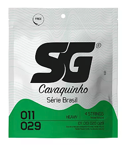 Encordoamento SG Cavaquinho tensão alta 0.11/0.29