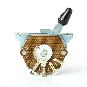 Chave 3 posições UST3-#6-32 mecânica Spirit - disponível c/ knob Preto