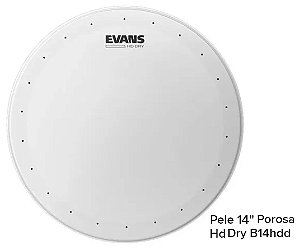 Pele Caixa porosa EVANS GENERA HD DRY 14" - B14HDD c/ Furinhos