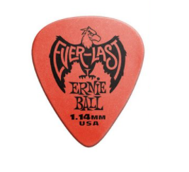 Palheta ERNIE BALL Everlast 1.14mm Vermelha - (Unidade)