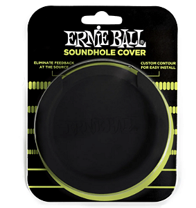 Anti Feedback ERNIE BALL - Redutor de microfonia para violão tipo Folk PO9618 Preto