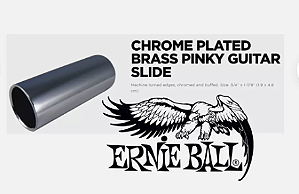 Slide Ernie Ball de Latão Cromado pequeno P4234
