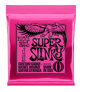 Encordoamento Ernie Ball Guitarra 0.09/0.42 Super Slinky 2223