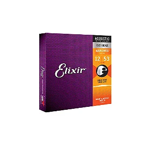 Encordoamento ELIXIR Violão Aço Bronze Nanoweb 0.12