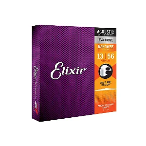 Encordoamento ELIXIR Violão Aço Bronze Nanoweb 0.13