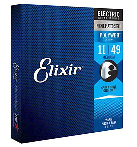 Encordoamento ELIXIR Guitarra POLIWEB 0.11 - a preferida para semi acústicas