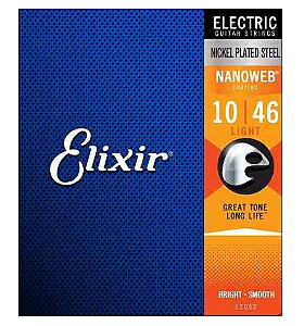 Encordoamento Elixir Guitarra Nanoweb 0.10