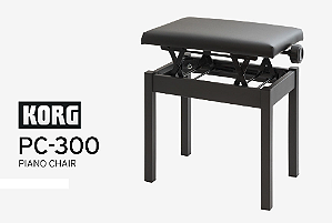 PC-300BK Banco para Piano Korg com regulagem