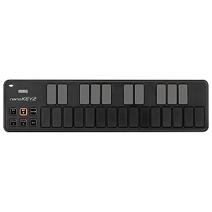 NanoKey 2 Korg - mini controlador USB cor: BK