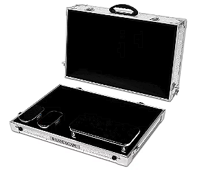 Pedalboard Landscape AC400 com case de alumínio (medidas 60 x 40 cm)