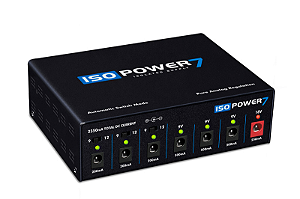Fonte ISO POWER 7 LANDSCAPE - 2350 mA - Solução definitiva com todas as possibilidades (bi-volt automático funciona de 85 a 240volts)