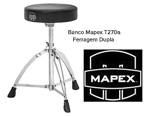 Banco de Bateria Mapex mod. T270A - Ferragem dupla
