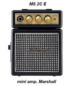 Mini Amp. MARSHALL Guitarra MS2C E Classic
