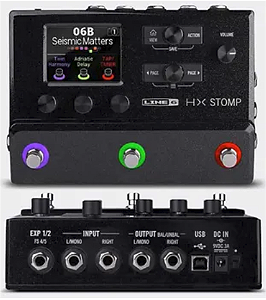 HXSTOMP LINE 6 - Pedaleira Modeladora de Amps , Caixas e Efeitos de alta resolução para Guitarra