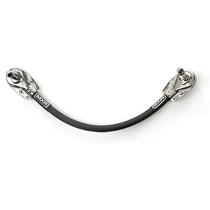 Cabinho para interligar pedais 15 cm c/ plugs em L em metal 6ft - MXR (unidade)