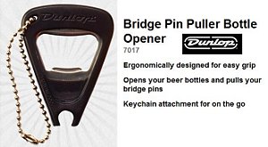 Chave Dunlop tira pino de violão - saca pinos