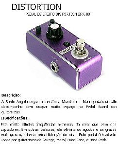PEDAL Santo Angelo X-KILLER SFX-03 DISTORTION