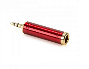 Adaptador P10ST/P2ST todo em metal vermelho SANTO ANGELO