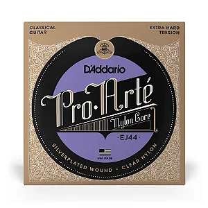 Encordoamento DADDARIO Violão Nylon Profissional PRO ARTE NYLON CORE EJ44 (Extra Hard Tension)