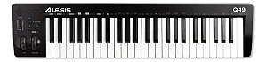 Q49 MKII - Teclado Alesis controlador MIDI-USB 49 teclas sensitivas