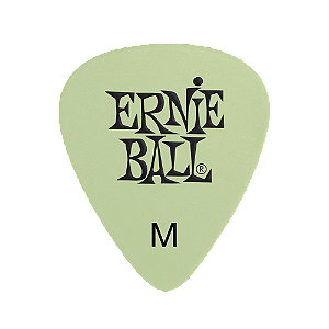 Palheta ERNIE BALL Super Glow - Brilha no escuro (Unidade)  Média