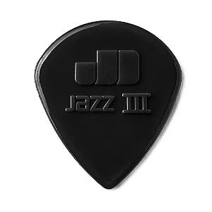Palheta Dunlop Jazz III - Preta