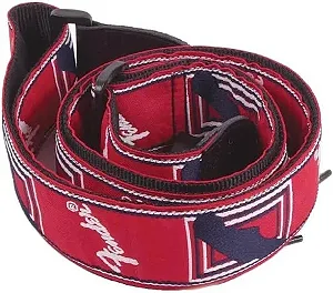 CORREIA FENDER MONOGRAMMED RED/WHITE/BLUE (VERMELHA)