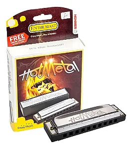 Harmônica HOHNER DIATÔNICA EM DO (C) HOT METAL