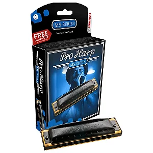HARMÔNICA HOHNER DIATÔNICA PRO HARP EM DO (C) 562/20 MS C/CASE - MADE IN GERMANY