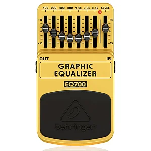 PEDAL BEHRINGER EQ-700 GRAPHIC EQUALIZER P/ GUITARRA/VIOLÃO