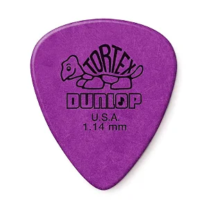 Palheta TORTEX DUNLOP 1.14mm Roxa ( unidade )