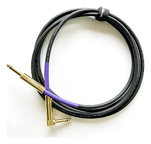 Cabo p/ Instrumento TECNIFORTE P10 x P10 em L linha LIVE 3m - 10ft