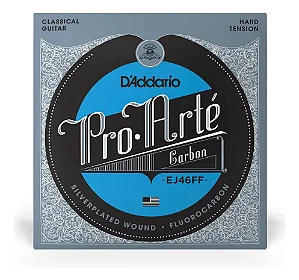 Encordoamento DADDARIO Violão Nylon Profissional PRO ARTE DYNACORE CARBON Disponível EJ46FF (High Tension)