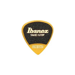 Palheta Ibanez Sand Grip Wizard 1.2 Extra Heavy Amarela PA16XSG-YE (Unidade)
