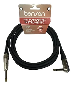 Cabo P10/p10l Benson Ci3l 3 Metros P/ Instrumento