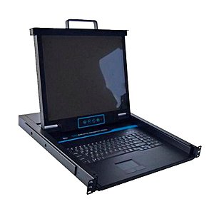 GAVETA TFT 17" COM KVM 01 PORTA VGA/USB