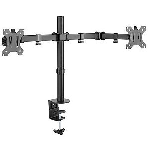Suporte PIX Articulado para 2 Monitores 13 a 32 Polegadas - Preto